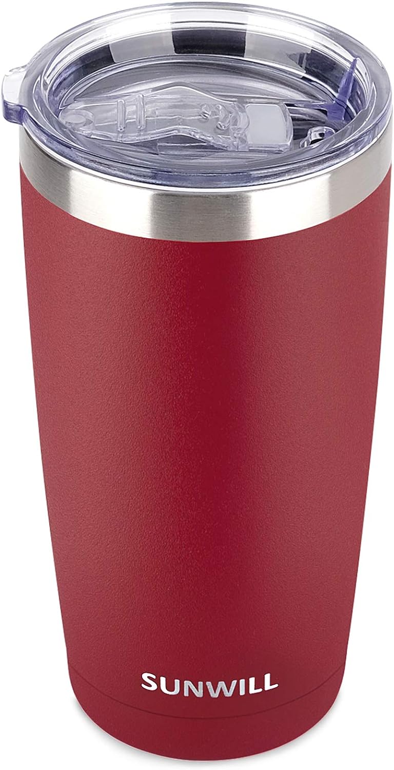 Midwest 3 Wheel Coailition 20oz Tumbler with Lid Stainless Steel Insulated Double Wall Travel Tumbler.