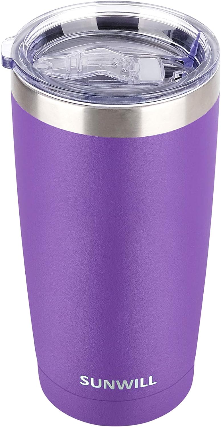 Midwest 3 Wheel Coailition 20oz Tumbler with Lid Stainless Steel Insulated Double Wall Travel Tumbler.