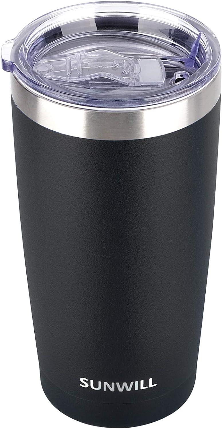 Midwest 3 Wheel Coailition 20oz Tumbler with Lid Stainless Steel Insulated Double Wall Travel Tumbler.