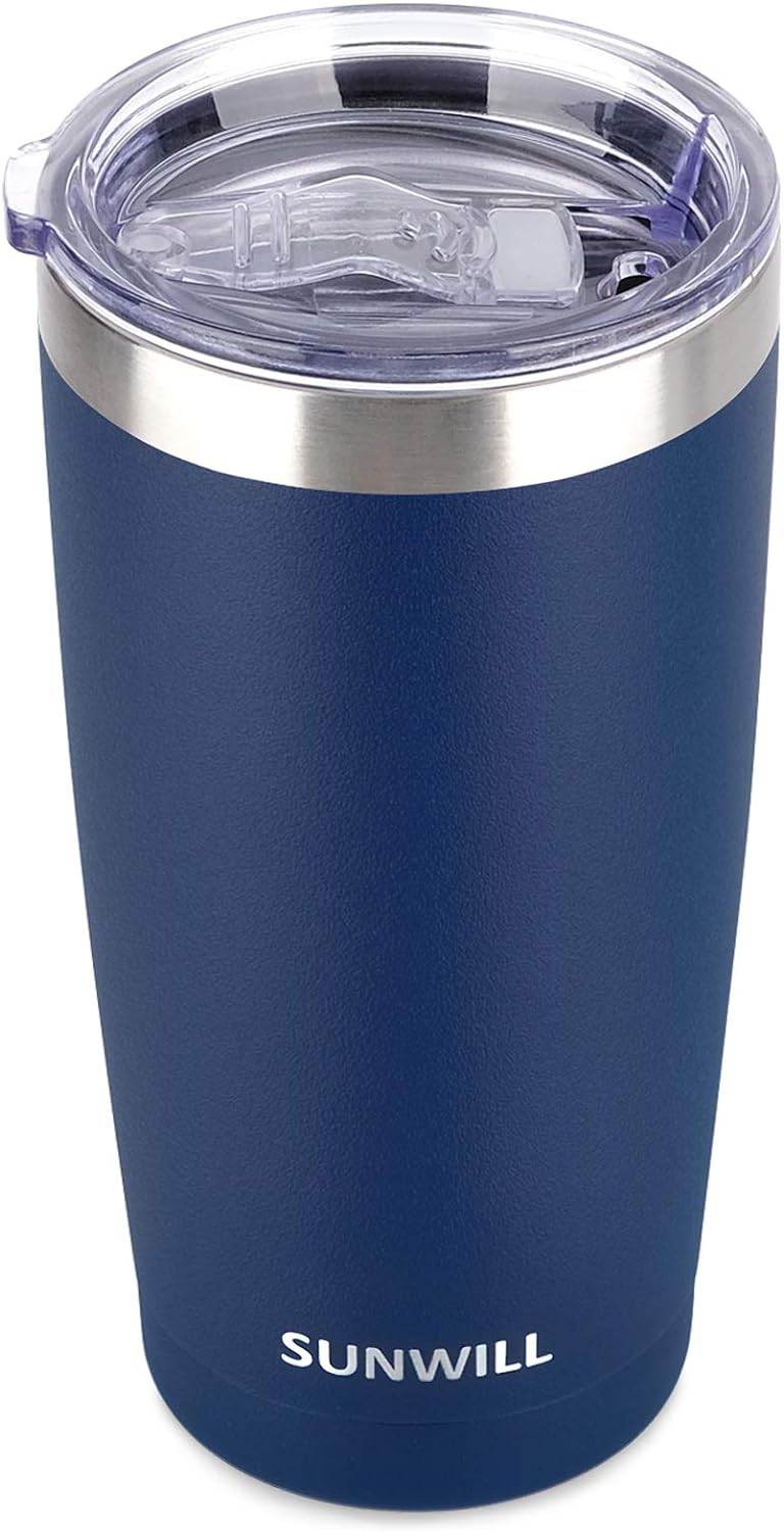 Midwest 3 Wheel Coailition 20oz Tumbler with Lid Stainless Steel Insulated Double Wall Travel Tumbler.